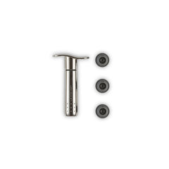 Metal Wine Pump and 3 Stoppers